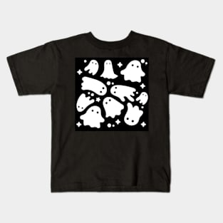 Cute Ghosts Pattern Kids T-Shirt